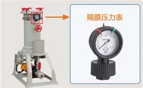 化學(xué)鎳過(guò)濾機(jī)隔膜壓力表